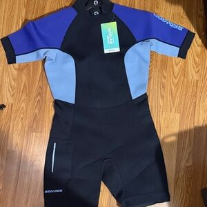 Sea-Doo Women's Swim Rashguard - Black and Blue